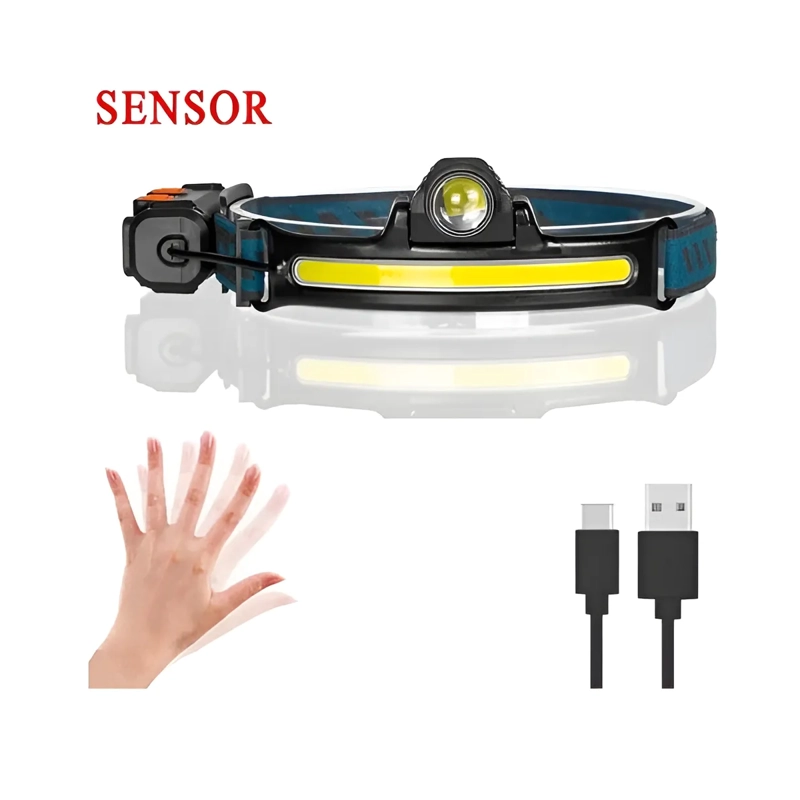 LINTERNA FRONTAL LED TIPO CINTILLO FARO DELANTERO CAMPING LUZ BLANCO - 1