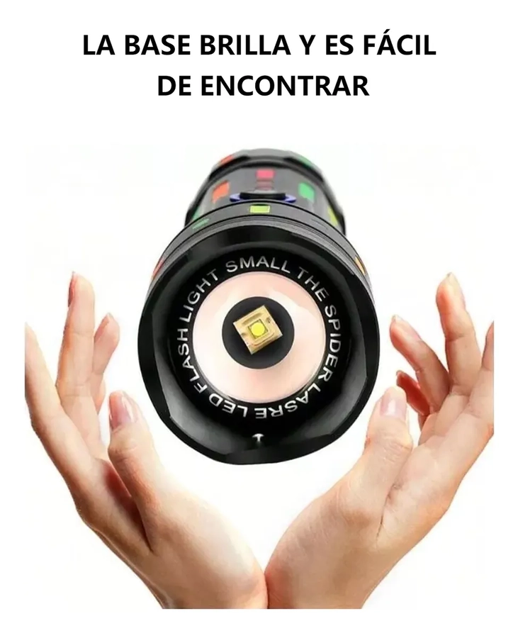 LINTERNA FRONTAL LED RECARGABLE,CON SENSOR Y LUZ DE AVISO - 5