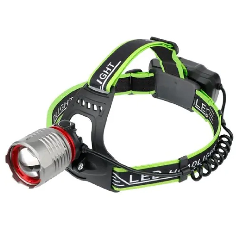 LINTERNA LED CINTILLO CABEZA LED RECARGABLE LUZ ROJO NEGRO - 2