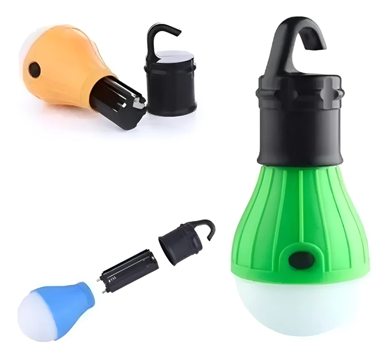 LINTERNAS LED PARA CARPAS TIENDAS + PILAS AZUL - 2