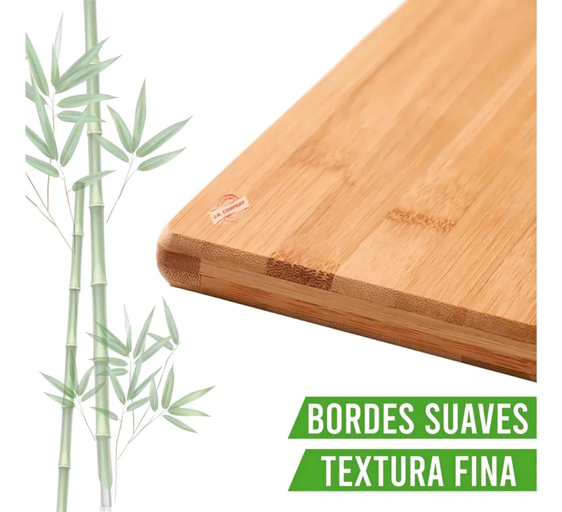 TABLA PARA PICAR MADERA BAMBU CHICA VERDURAS FRUTAS 10056 BAMBU MADERA - 1