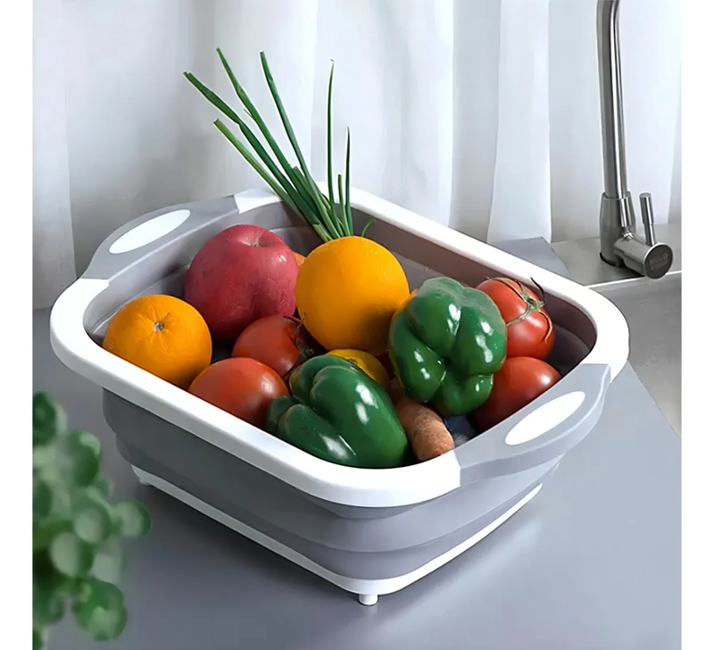TABLA DE CORTE PLEGABLE 3 EN 1 SIMPLIT COLOR BLANCO - 3