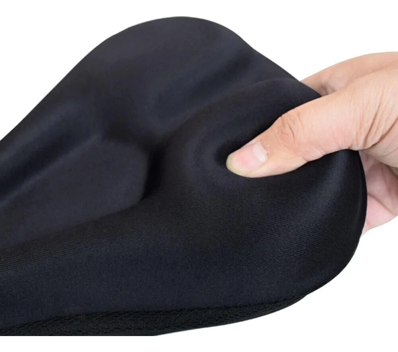 FORRO ASIENTO DE BICICLETA CUBRE SILLIN DE GEL MAXIMA COMODI - 3