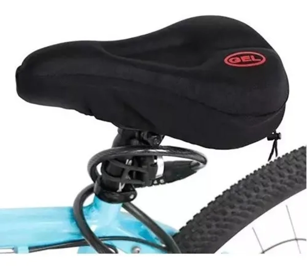 CUBRE SILLIN BICICLETA FORRO GEL FUNDA SILLIN BICICLETA - 4