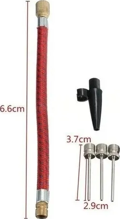 KIT DE 5 PIEZAS AGUJAS DE INFLAR BALONES LLANA BICICLETA SURTIDO - 1