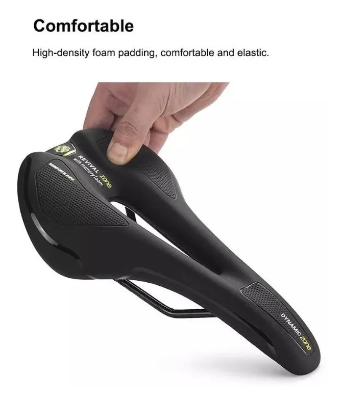 SILLIN ASIENTO ANTIPROSTATICO MTB BICICLETA XC MEMORY FOAM - 2