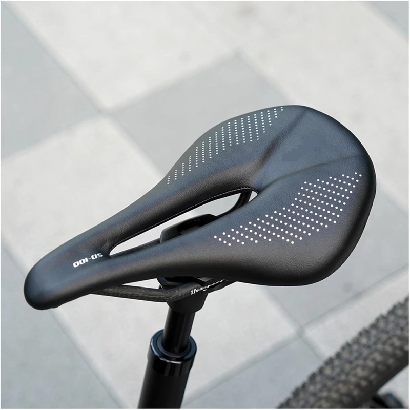 FORRO ASIENTO BIKE CUBRE SILLIN BICICLETA ANTI PROSTATICO NEGRO 29 CM 19 CM - 2