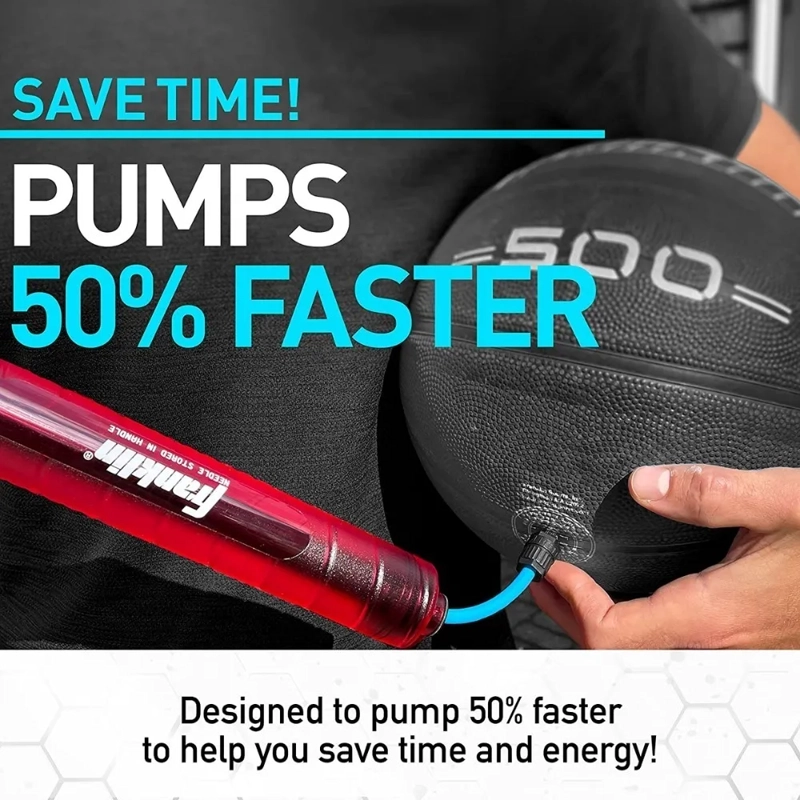 BOMBIN 34 CM VERDE FRANKLIN SPORTS DUAL ACTION PUMP // BAMO - 2