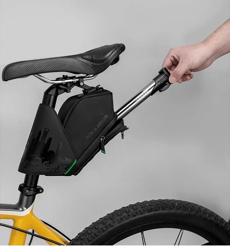 BOMBIN BICICLETA ROCKBROS INFLADOR PORTATIL MTB RUTA 100 PSI - 5