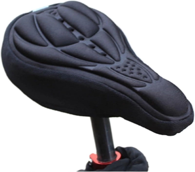 FUNDA ASIENTO COJIN SILLIN BICICLETA + LUZ DELANTE Y TRASERA - 3