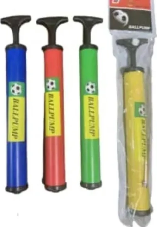 BOMBIN INFLADOR MANUAL PARA BALON PELOTA JUGUETE SURTIDO - 1