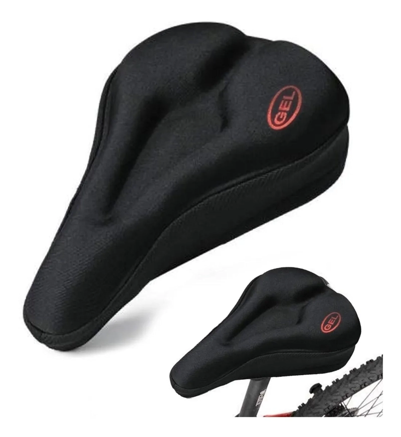CUBRE SILLIN DE GEL DOBLE, ASIENTO BICICLETA DEPORTIVO/FORCE - 1