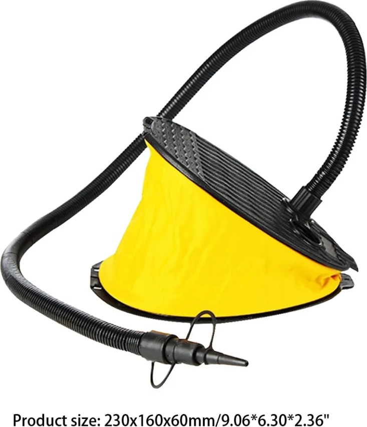 INFLADOR PIE BOMBA INFLADOR AIRE BOMBA MANUAL COLCHON - 5