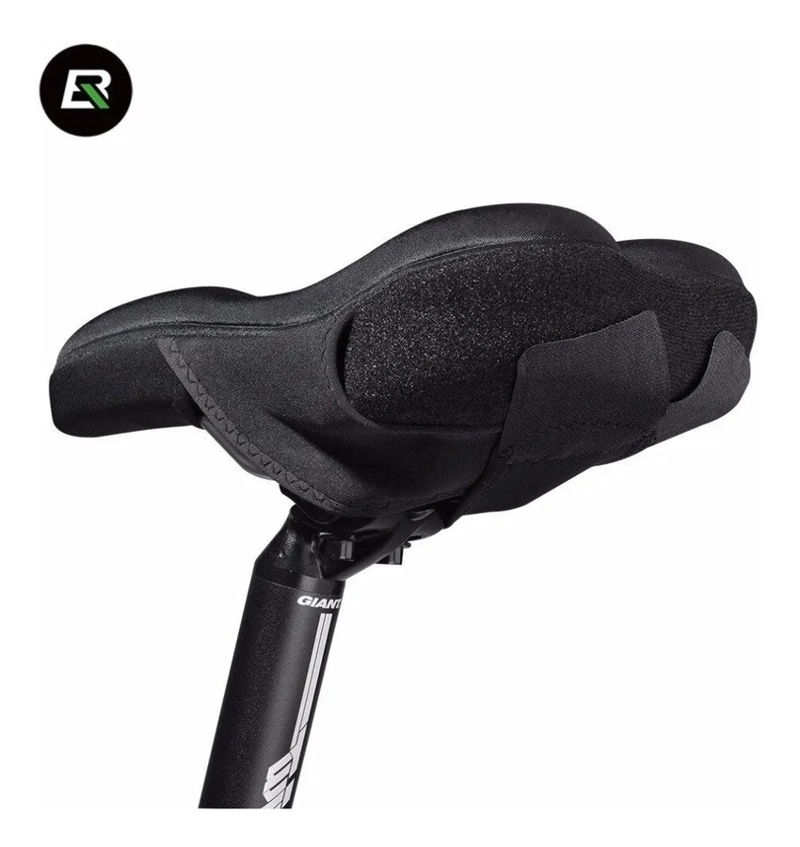 FUNDA PROTECTORA SILLIN BICICLETA ROCKBROS LF047 GEL NEGRA - 3