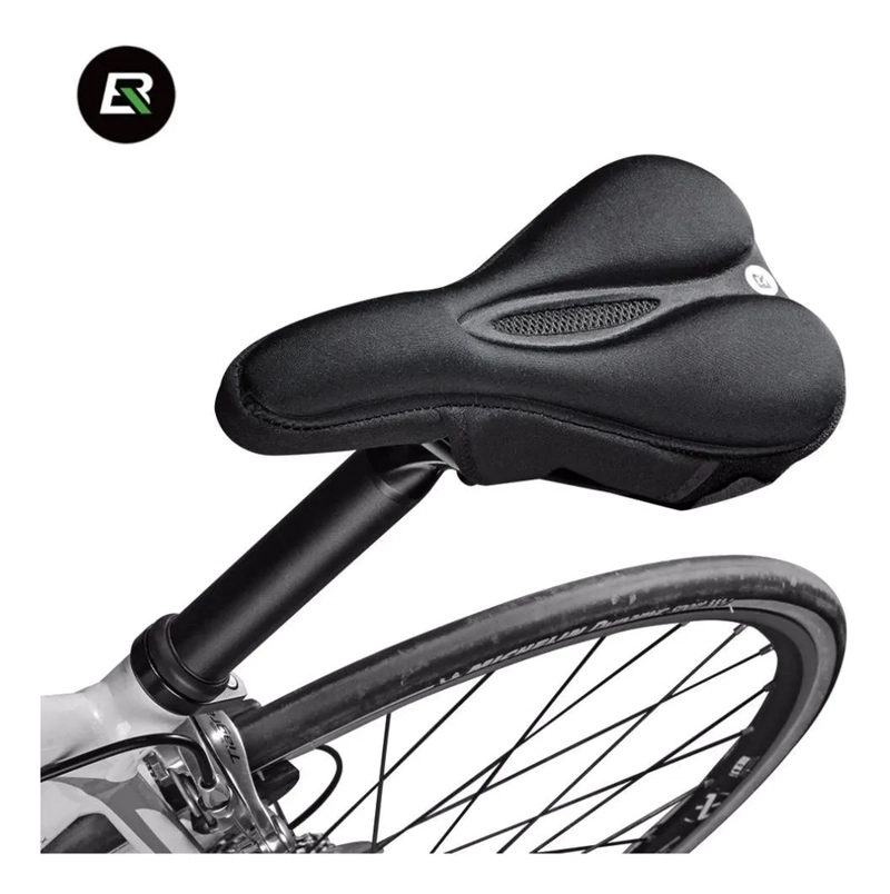 FUNDA PROTECTORA SILLIN BICICLETA ROCKBROS LF047 GEL NEGRA - 4
