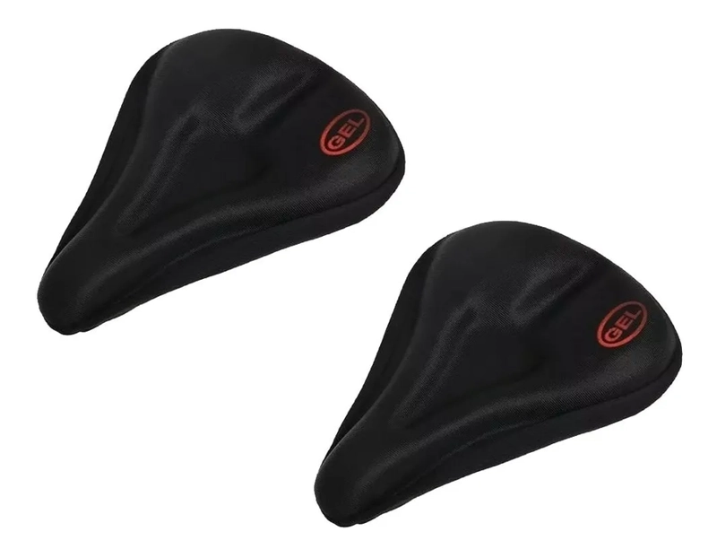 PACK X2 CUBRE SILLIN ASIENTO BICICLETA GEL DEPORTIVO - 3