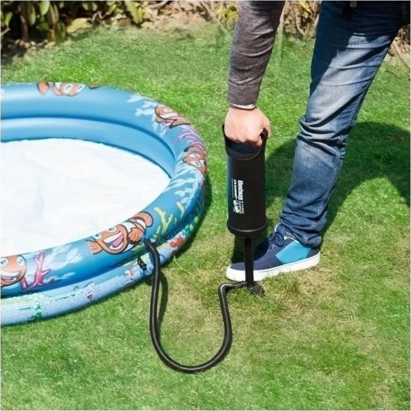 INFLADOR MANUAL PORTATIL BESTWAY 62002 PARA CAMPING COLOR NEGRO 4PSI - 3