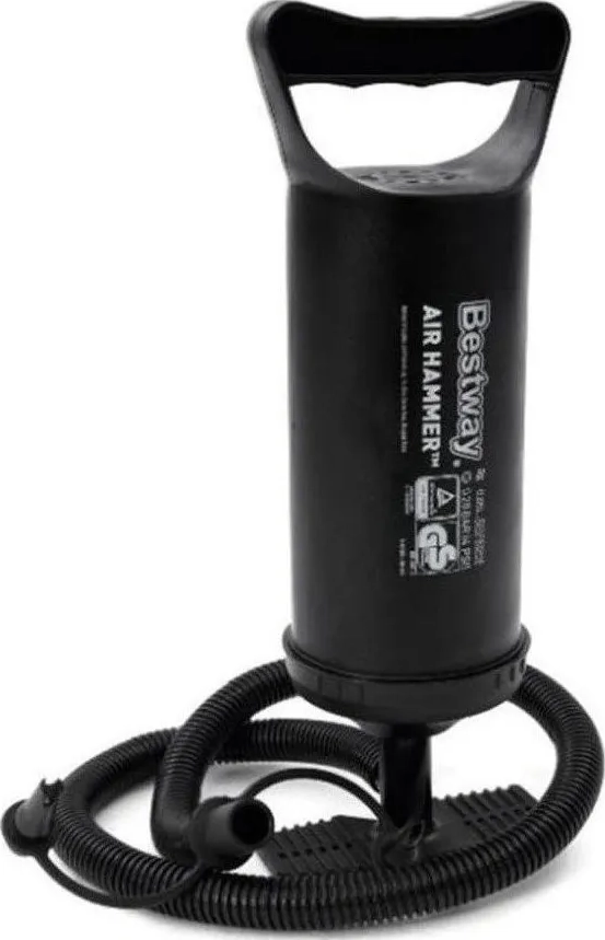 INFLADOR MANUAL PORTATIL BESTWAY 62002 PARA CAMPING COLOR NEGRO 4PSI - 6