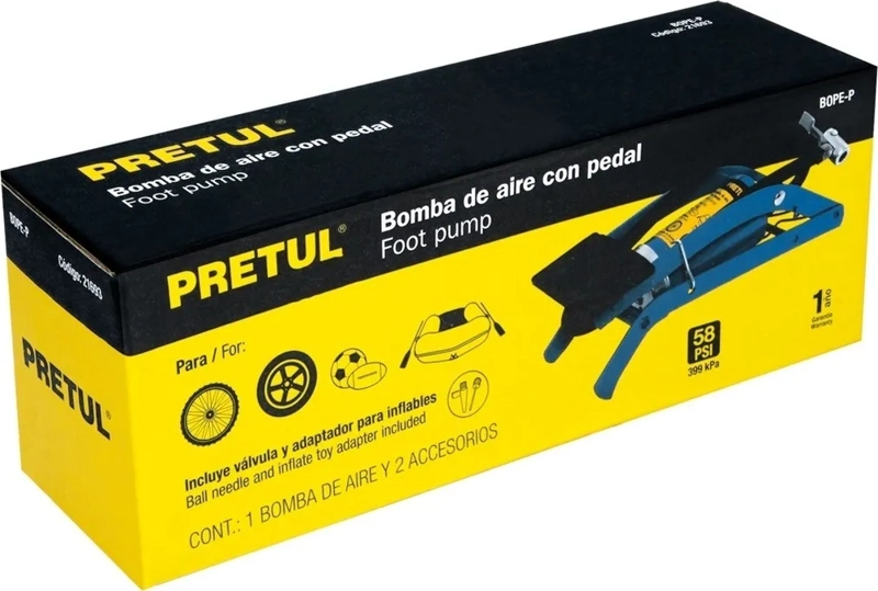 BOMBIN DE PEDAL 1 PISTON 58 PSI - 2