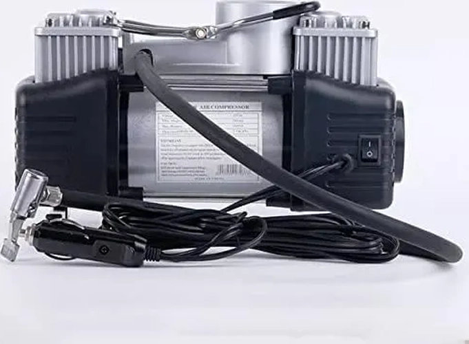 BOMBIN PORTATIL BICICLETAS INFLADOR 12V MOTOS ACCESORIOS - 3