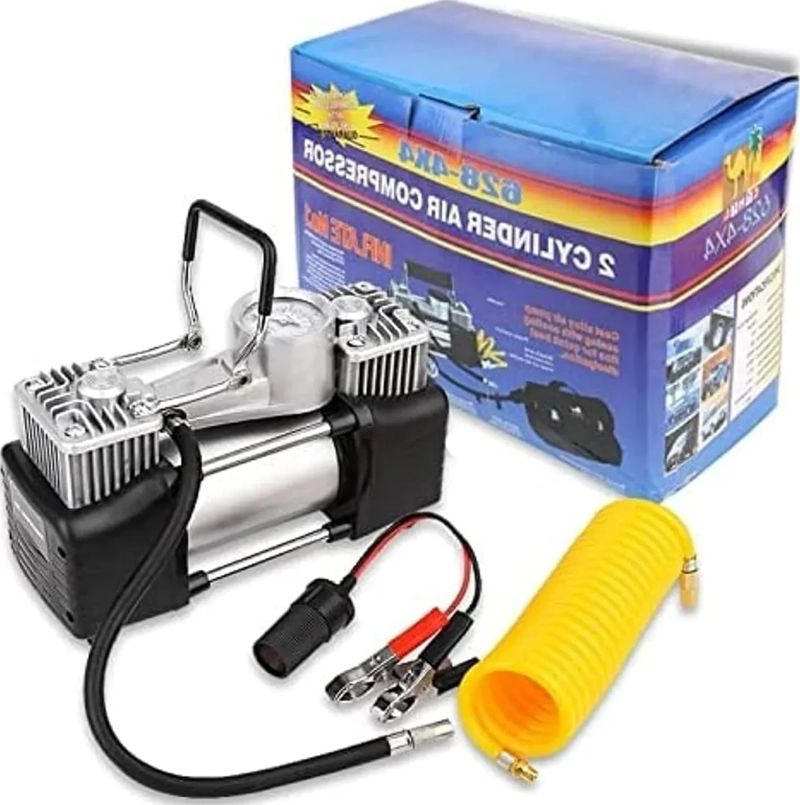 BOMBIN PORTATIL BICICLETAS INFLADOR 12V MOTOS ACCESORIOS - 6