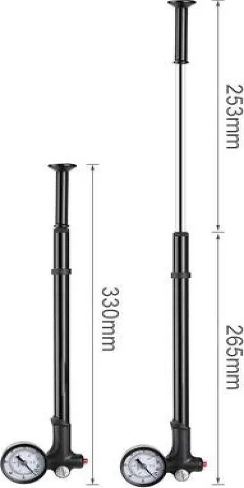 BOMBIN DE HORQUILLA Y SHOCK DE ALUMINIO 300 PSI SUSPENSION - 2