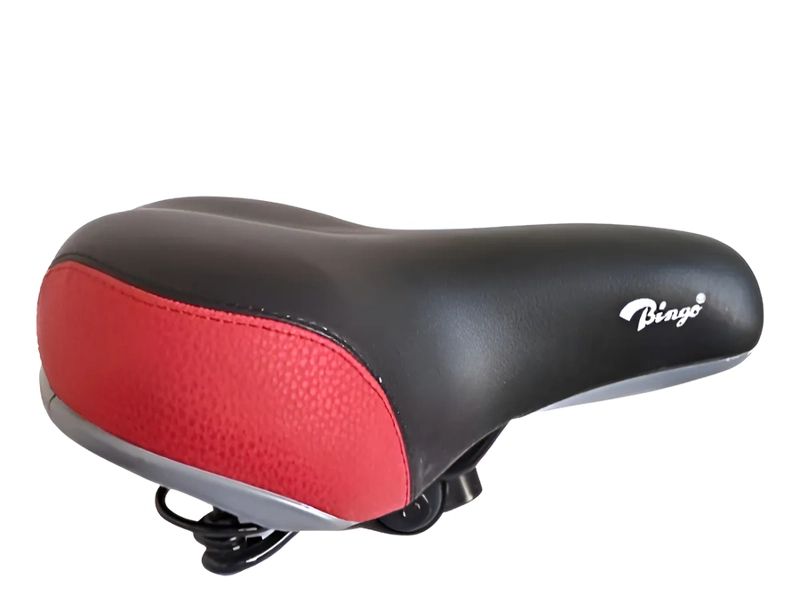 SILLIN ANCHO BINGO BORDE ROJO JK/BICICLETA 25 CM 21 CM - 2