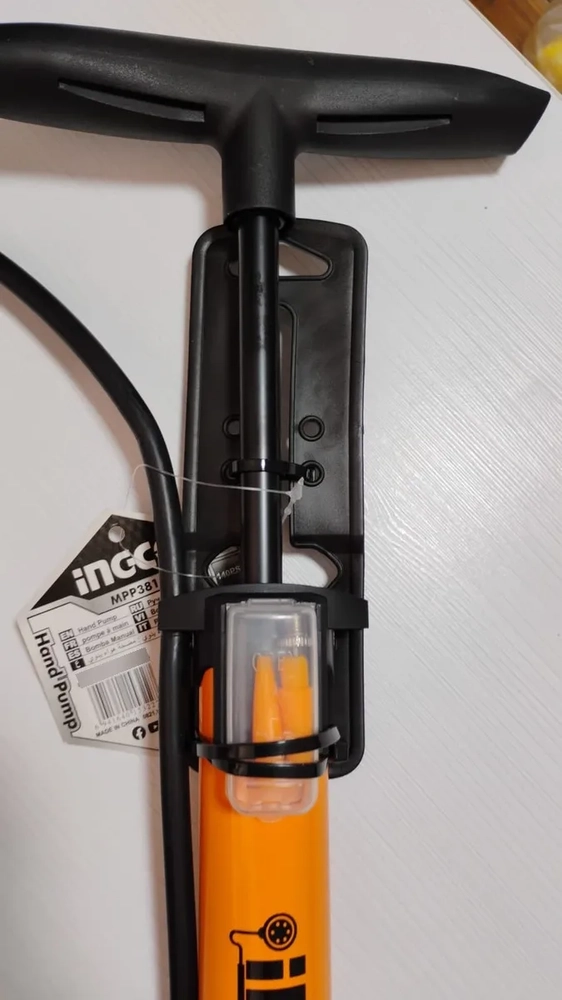 INFLADOR DE MANO 160 PSI INGCO MPP3811 AMARILLO - 2