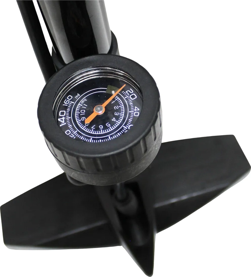 BOMBIN AZUL METAL C/ MARCADOR DE PRESION - 1