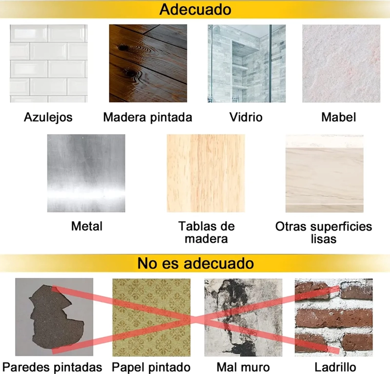 ADHESIVO DE TORNILLO DE GANCHO DE PARED SIN CLAVOS NO DEJA R - 2