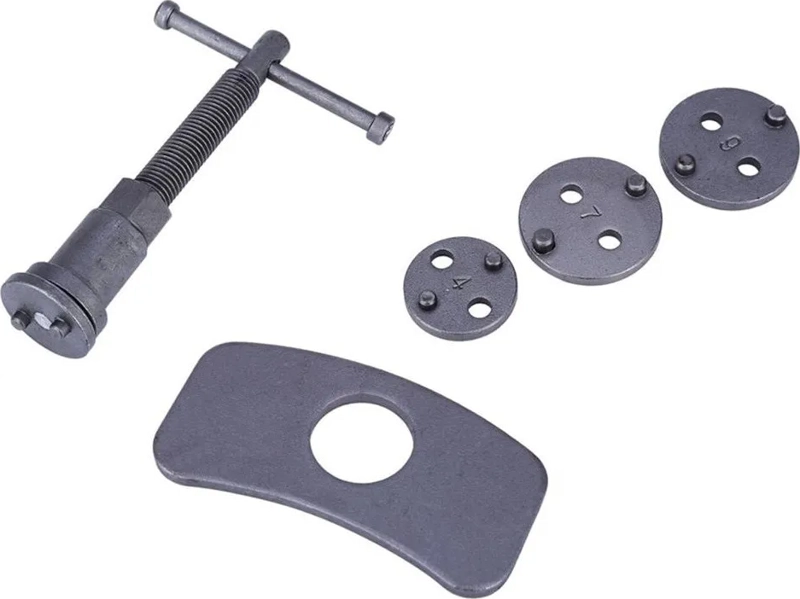 SET PRENSAS COMPRESOR CALIPER DELANTERO Y TRASERO - 1