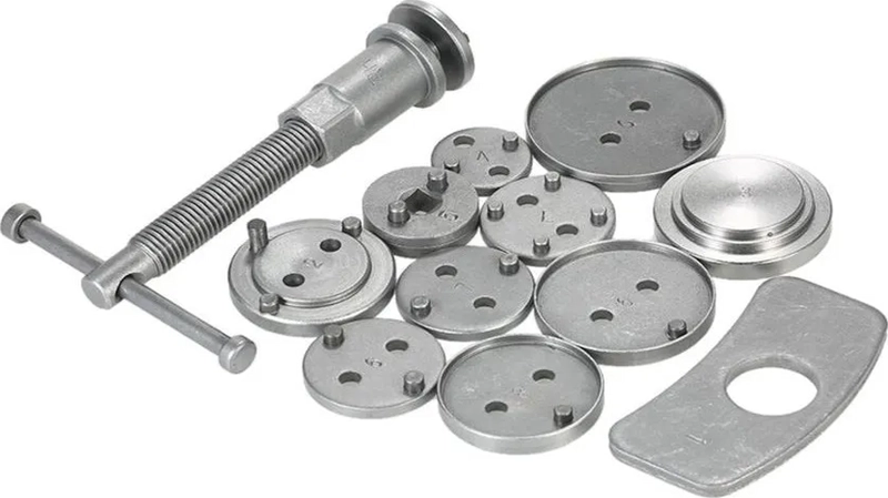 SET PRENSAS COMPRESOR CALIPER DELANTERO Y TRASERO - 3