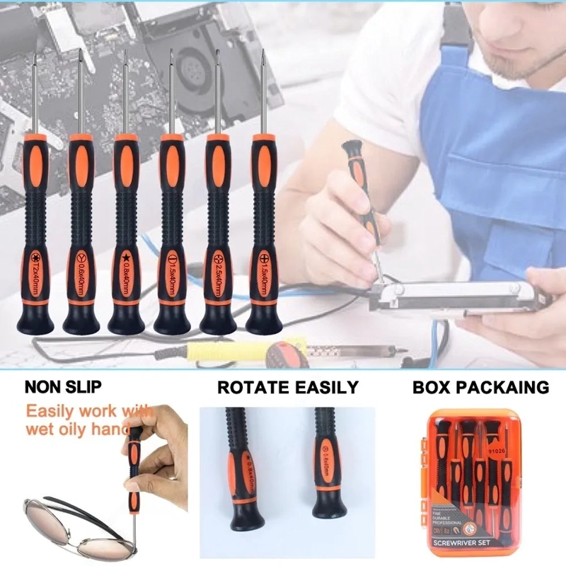 JUEGO DESTORNILLADORES PRECISION 6 PZS SMART-TOOLS - 3