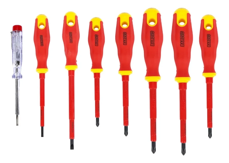 SET KIT JUEGO DE DESTORNILLADORES ELECTRICOS 6 PIEZAS MAKAWA - 2