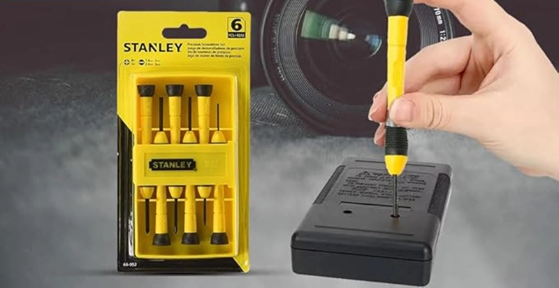 JUEGO DE 6 DESTORNILLADORES DE PRECISION STANLEY 66-052 - 2