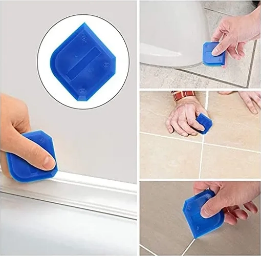 RASPADOR SELLADOR SILICONA CALAFATEO REMOVEDOR SILICONA27PCS - 4