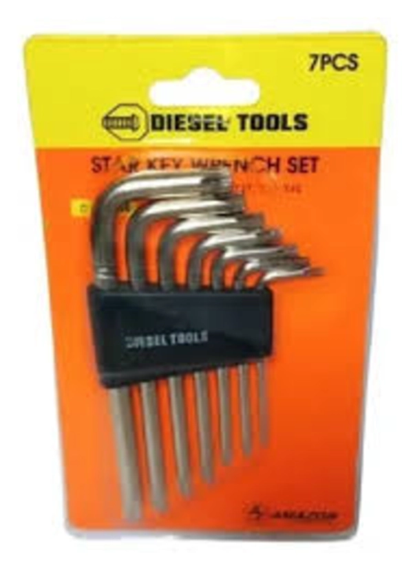 SET JUEGO LLAVE ALLEN CROMADO 10 PIEZAS MAKAWA MK-0147 - 2