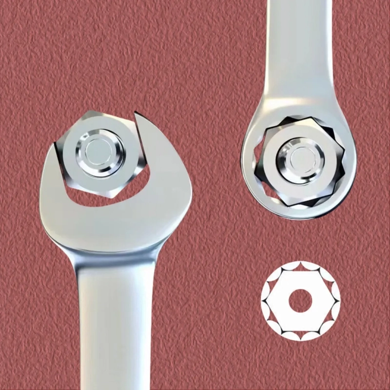 JUEGO DE 6 PCS LLAVE PUNTA CORONA 8 A 17 MM DE ACERO DANMI - 3