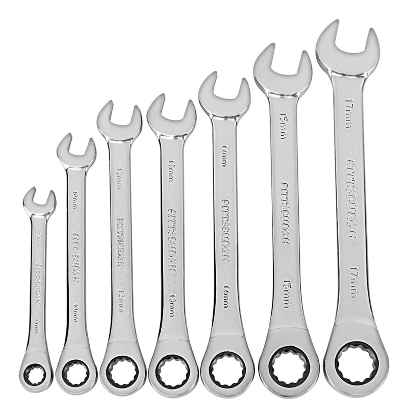 KIT SET JUEGO DE LLAVES PUNTA - CORONA 8 PIEZAS TOOLMAK - 1