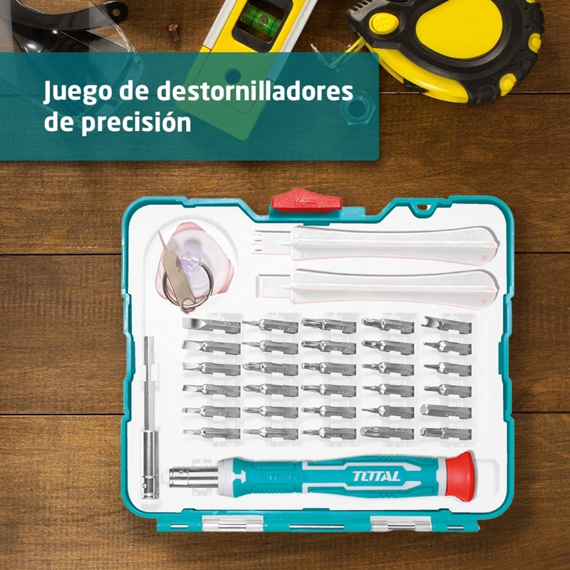 SET DESTORNILLADORES A PRECISION 37 PIEZAS TOTAL - 3