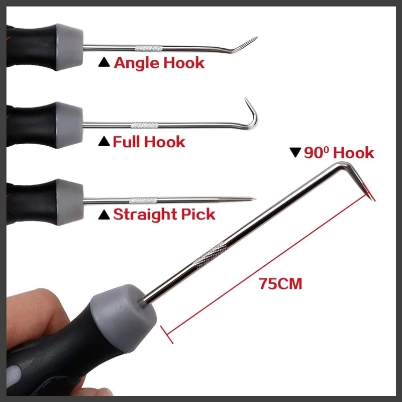 JUEGO DE HERRAMIENTAS GANCHOS AUTOMOTRICES MINI PICK HORUSDY - 4