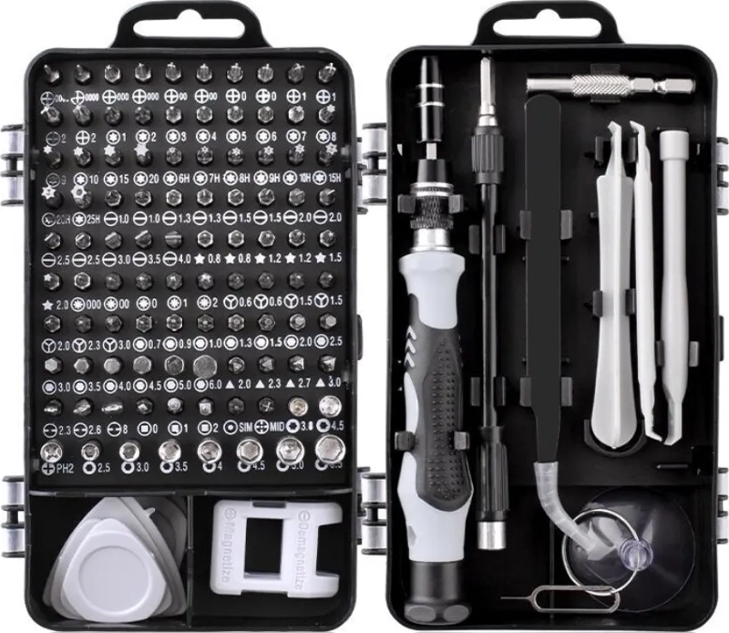 JUEGO KIT SET DESTORNILLADORES PRECISION 115 EN 1 TELEFONO - 2