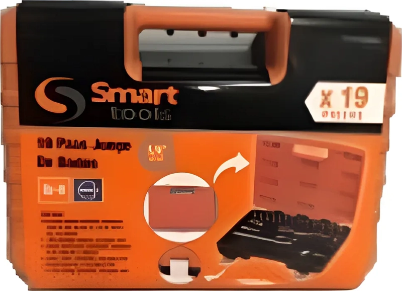 JUEGO DE DADOS 1/4`` DE 4 A 14MM.19 PIEZAS (6104510),SMART - 2