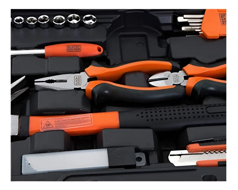 SET 153 PIEZAS HERRAMIENTAS MANUALES BLACK+DECKER BMT153C-LA COLOR NEGRO - 3
