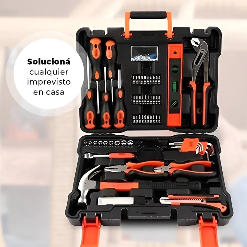 SET 153 PIEZAS HERRAMIENTAS MANUALES BLACK+DECKER BMT153C-LA COLOR NEGRO - 4