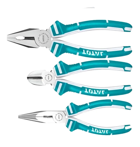 SET DE 3 ALICATES UNIVERSAL COMBINADO TOTAL TOOLS THT1K0301 - 2