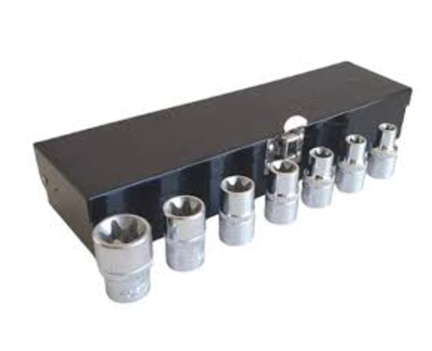 JUEGO DADOS TORX HEMBRA FORCE 1/2 DE E10 A E24 - 7 PZS - 2