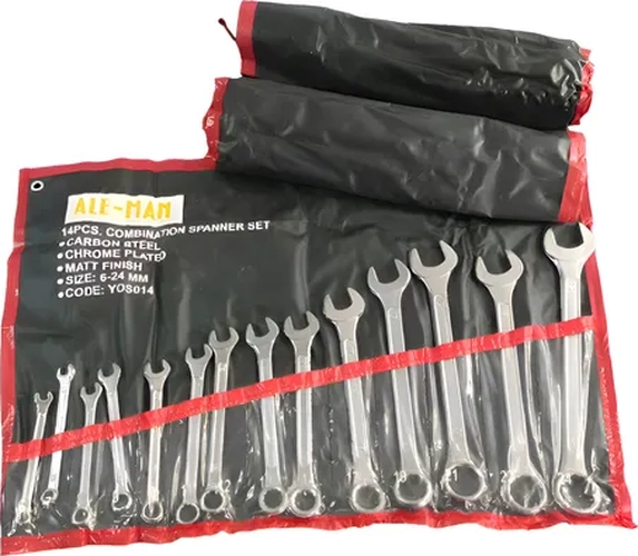 SET JUEGO PACK DE LLAVES PUNTA CORONA 8MM A 24MM - 1