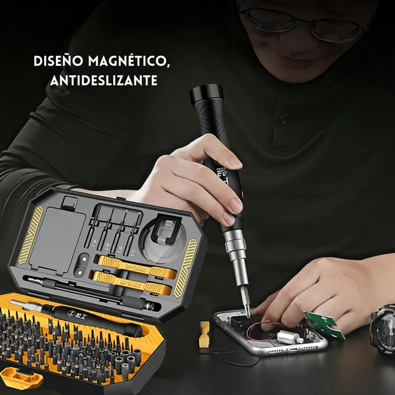 JUEGO KIT DE DESTORNILLADORES PRECISION 145 EN1 DESARMADORES - 2