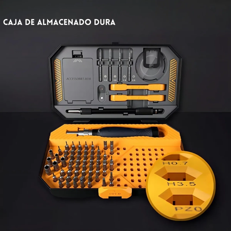 JUEGO KIT DE DESTORNILLADORES PRECISION 145 EN1 DESARMADORES - 6